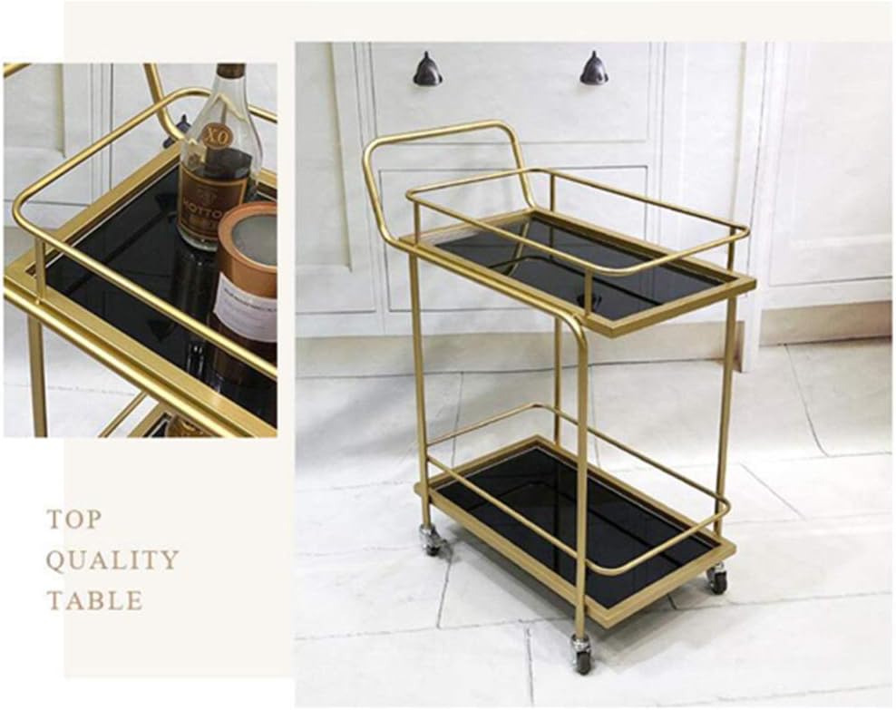 バーカート サービングバーカート キッチントロリー 金属製 家庭に最適